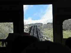 cog railway Mt Washington New Hampshire